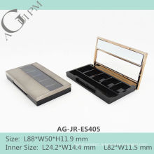 Five Grid Rectangular Eye Shadow Case With Mirror&Window AG-JR-ES405, AGPM Cosmetic Packaging , Custom colors/Logo